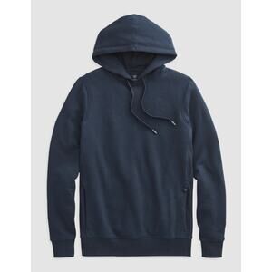 ACE Pullover Hooded French Terry Sweatshirt Navy Blue sz XL Lounge Preppy Basic